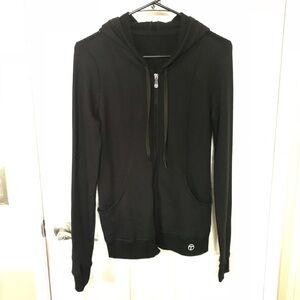 NWOT Trina Turk Recreation Mesh Back Zip Up Sweatshirt Sz S